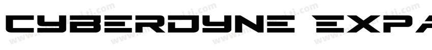 Cyberdyne Expanded Italic Expanded字体转换